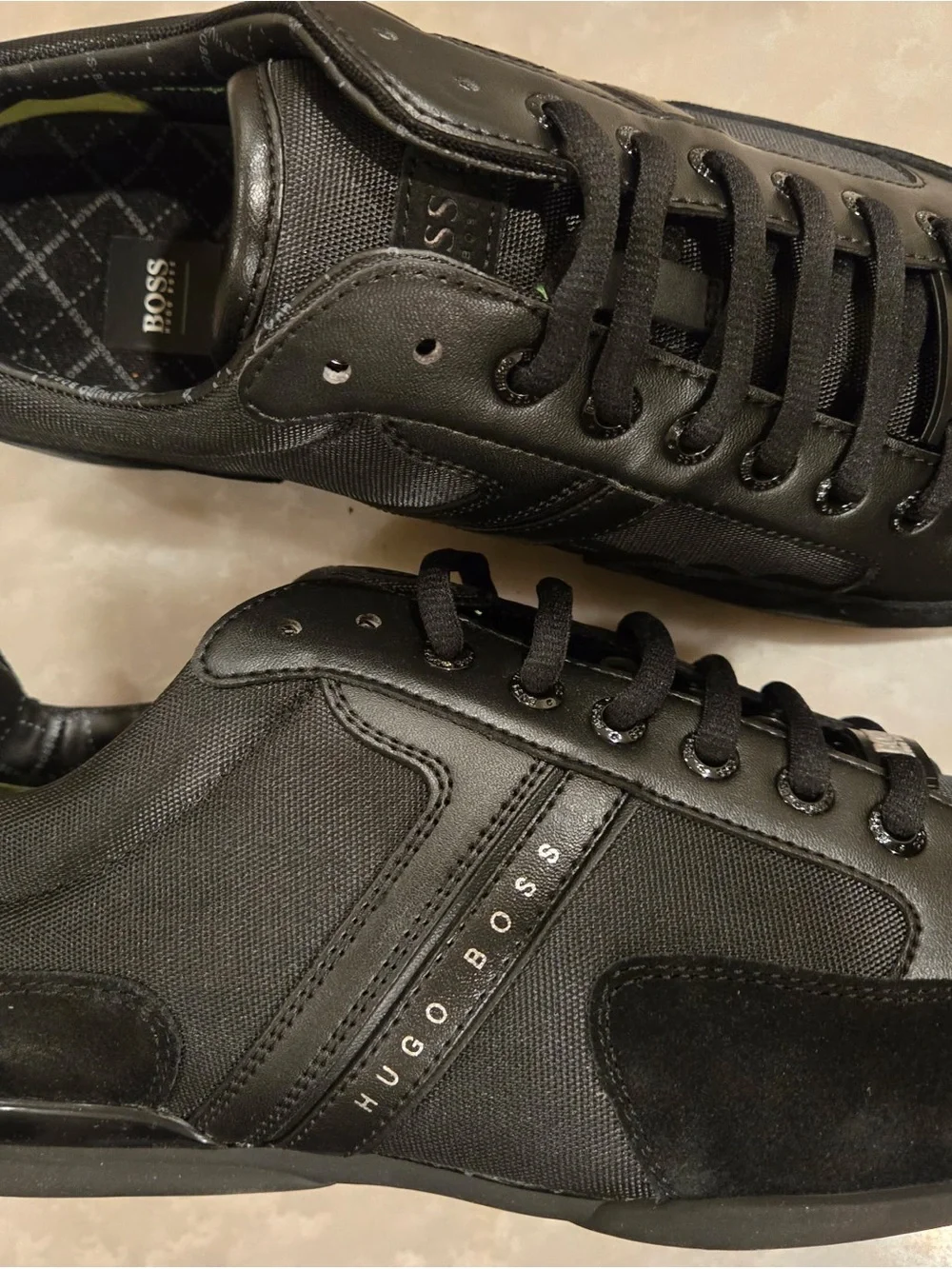 Hugo Boss Black Low-Top Lace-Up Sneakers